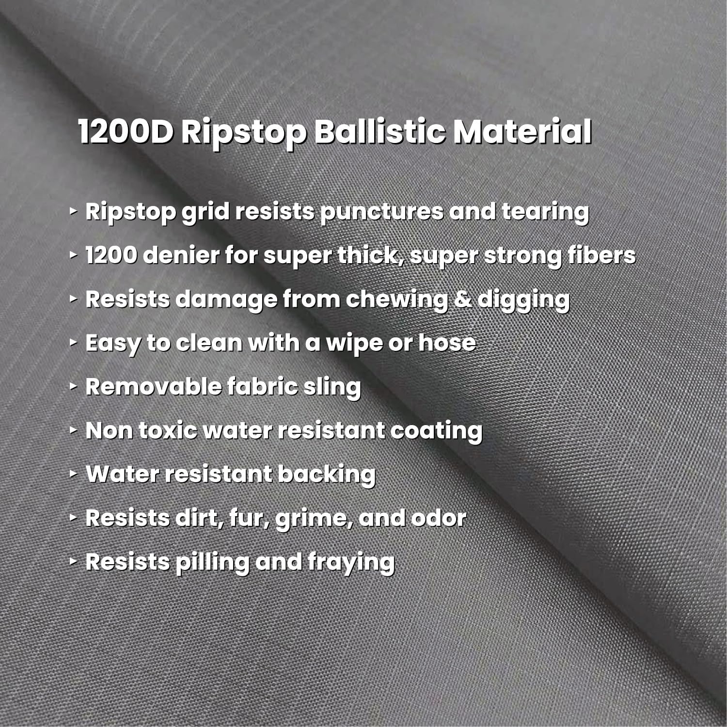 K9 Ballistics Chew Proof Armored Padded Dog Crate Bed, L, Blue Quartz | Virtually Indestructible Pad for Aggressive & Anxious Chewers, Comes Preassembled, 41" x 27" Size Fits 42" Wire Crates