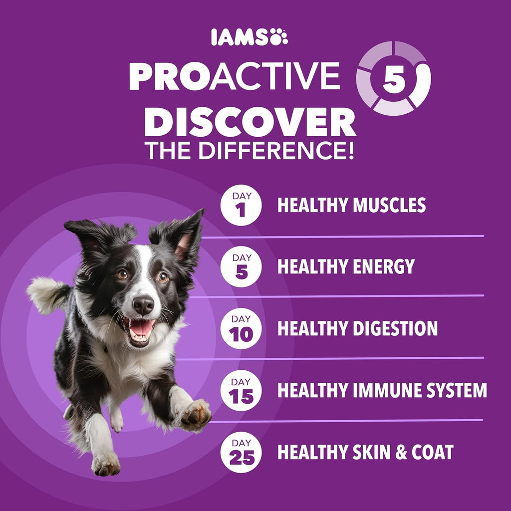 IAMS Advanced Health Mobility Support Dry Dog Food, Chicken, 4.5 lb | Live probiotics, EPA for cartilage & mobility, natural glucosamine & chondroitin, L-Carnitine, veterinarian-recommended