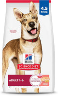 Hill's Science Diet Adult 1-6 Dry Dog Food | #1 Veterinarian Recommended, Salmon & Brown Rice, 4.5 lb. Bag