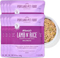 Portland Pet Food Company Fresh, Human Grade Dog Food Topper & Meal 8 Pack | Shelf-Stable 9 oz Pouch, Lamb & Rice Limited-Ingredient, Healthy Wet Dog Food & Meal Mix In, All Life Stages, USA Sourced