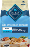 Blue Buffalo Life Protection Formula Chicken Puppy Dry Dog Food, 5 lb | With DHA for Brain Development, Real Chicken #1 Ingredient, Antioxidant-Rich LifeSource Bits, Promotes Healthy Muscle Growth