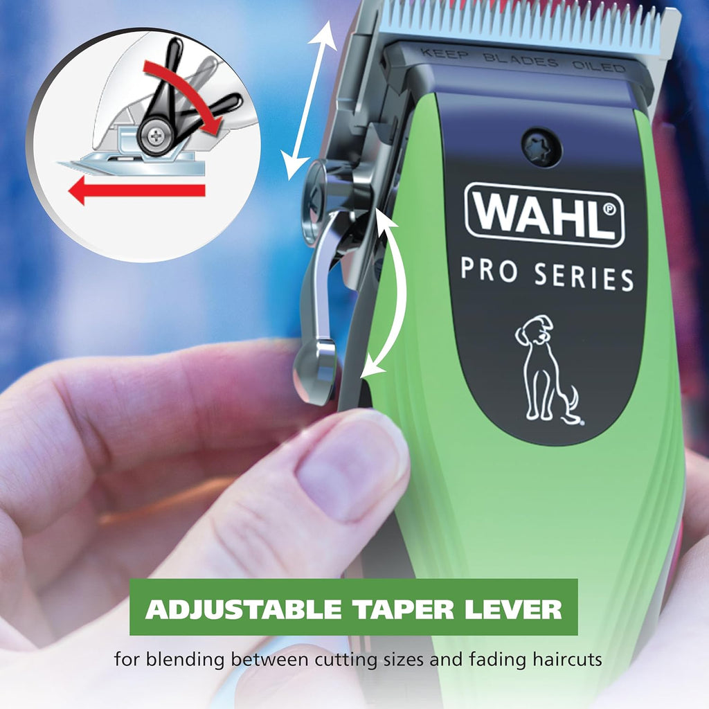 Wahl Pro Series Lithium Ion Cordless Dog Grooming Kit – Rechargeable, Heavy-Duty Dog Clippers for Thick Coats – Model 3025854