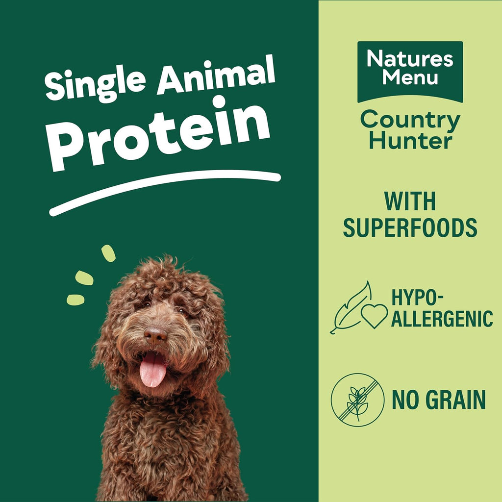 OUTERDO Country Hunter Dog Food Pouch Farm Reared Turkey (6 x 150g)