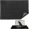 46" x 60" x 0.23" Dog Crate Mat, Extra Large Size, Non-Slip and Waterproof, Washable, Reusable, Can Be Cutting to the Appropriate Aize, Protects Floors, Soft and Absorbent Surface, Rubber Bottom