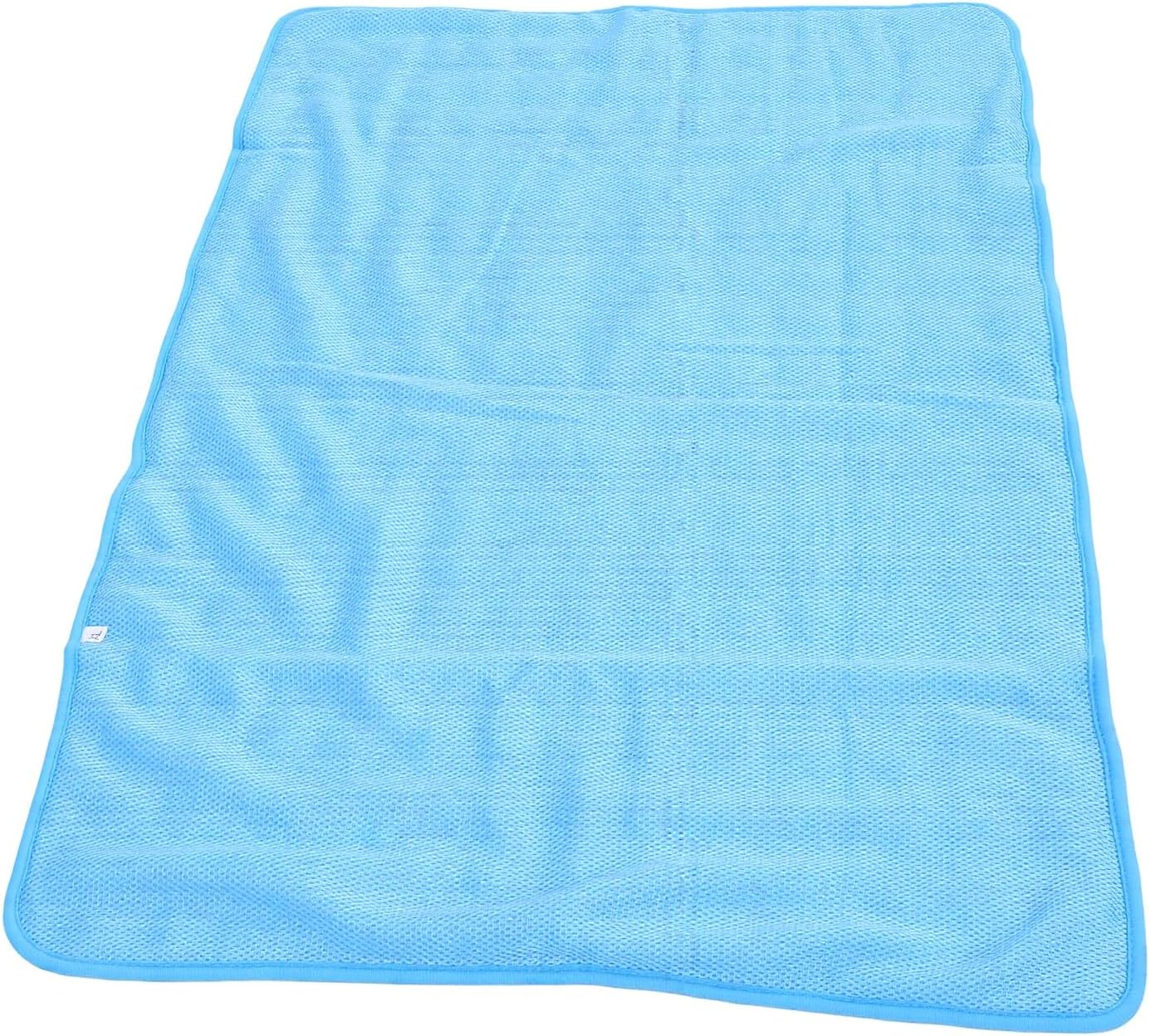 GLOGLOW Pet Cooling Mat Ice Silk Non Slip 39.4 Inch Washable Cover for Dog Cat Crate Indoor Outdoor Summer Heat Stress Relief (XL)
