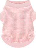 Cozy and Functional Dog Shirts for Small Puppies: Stretchable Pink Attire with Easy-On Design, Ideal for Chihuahuas and Yorkies - Enhance Comfort and Playfulness on Chill Days X-Small