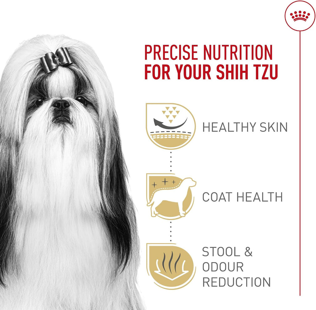 ROYAL CANIN Breed Health Nutrition Shih Tzu Adult Dry Dog Food, 30 lb Bag