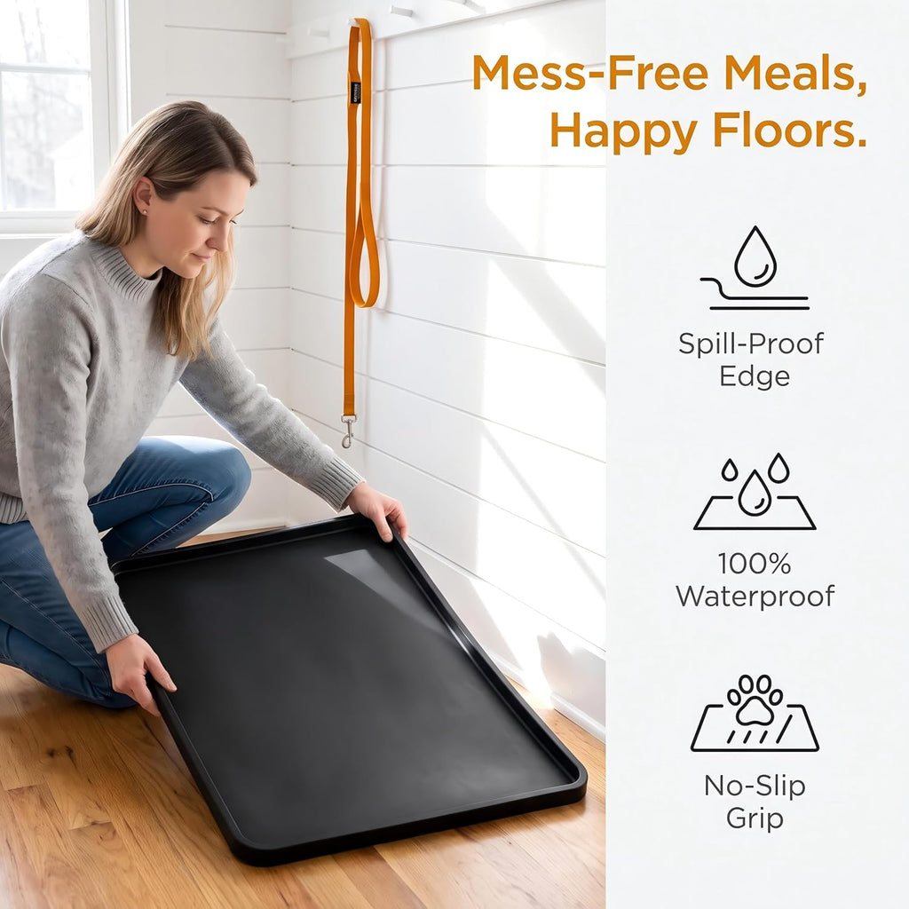 Dog Crate Tray Replacement,30-Inch Reinforced Chew-Resistant Pan,Universal Leak-Proof Tray for Dog Crates & Multi-Purpose Use, Fits Most Standard 30" Wire Crates