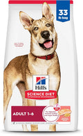 Hill's Science Diet Adult 1-6 Dry Dog Food | #1 Veterinarian Recommended, Salmon & Brown Rice, 33 lb. Bag
