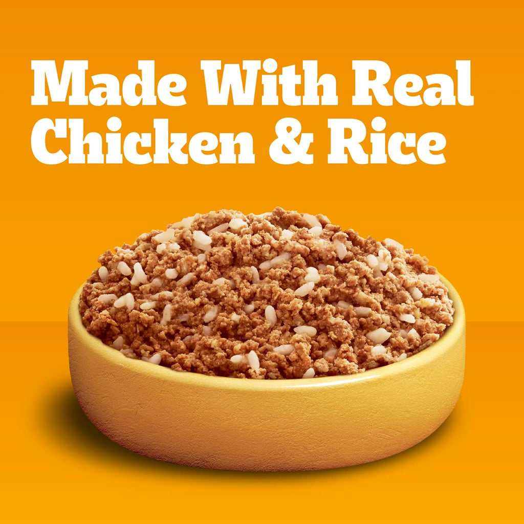 Pedigree Chopped Weight Management Wet Dog Food, Chicken, 13.2oz, 12 Count | Real chicken #1 ingredient, low fat, 100% complete & balanced, made in USA, use as topper or serve alone, low fat