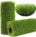 Artificial Grass Rug Outdoor Indoor 13FTX81FT Fake Grass Carpet Green Synthetic Grass Pet Turf Realistic Faux Grass Rug with Drain Holes for Garden Lawn Landscape Balcony Home Decor Patio