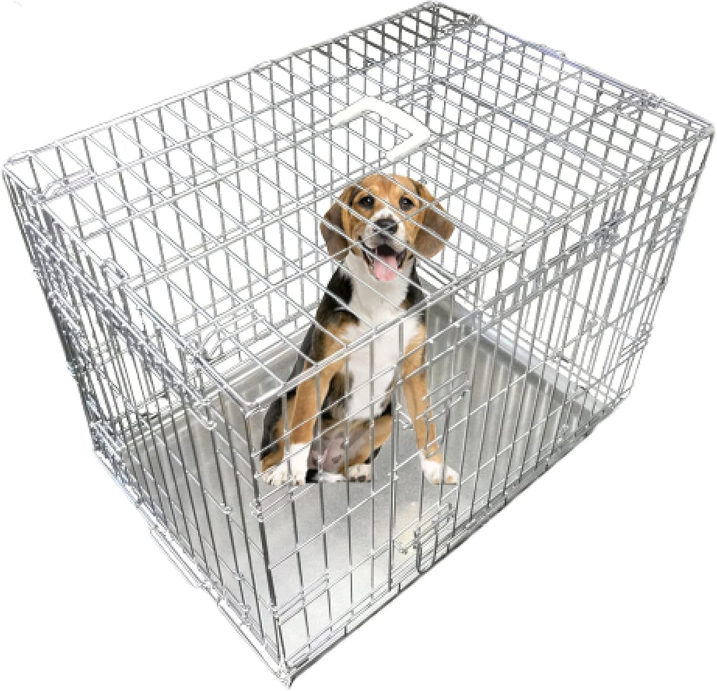 Ellie-Bo Silver Standard Large 36 inch Dog Cage