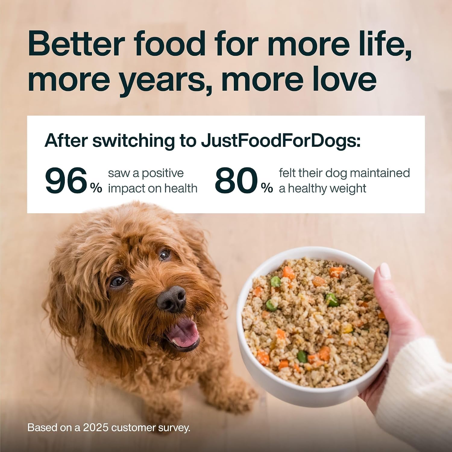 JustFoodForDogs Fresh Frozen Healthy Weight Dog Food, Topper - Pork, 21 Pk | Fresh Pet Meals for Dog Weight Control & Weight Management, Human Grade, Vet Recommended, High Fiber, Lean Pork, 18 Oz Pouch
