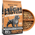 Bully Max Wet Puppy Food - Instant Fresh Dehydrated High Protein Soft Dog Food with Chicken - Healthy Growth for Small & Large Breed Puppies - 2 Dry Dog Food Pounds (Makes 5.5 lbs. of Wet Food)