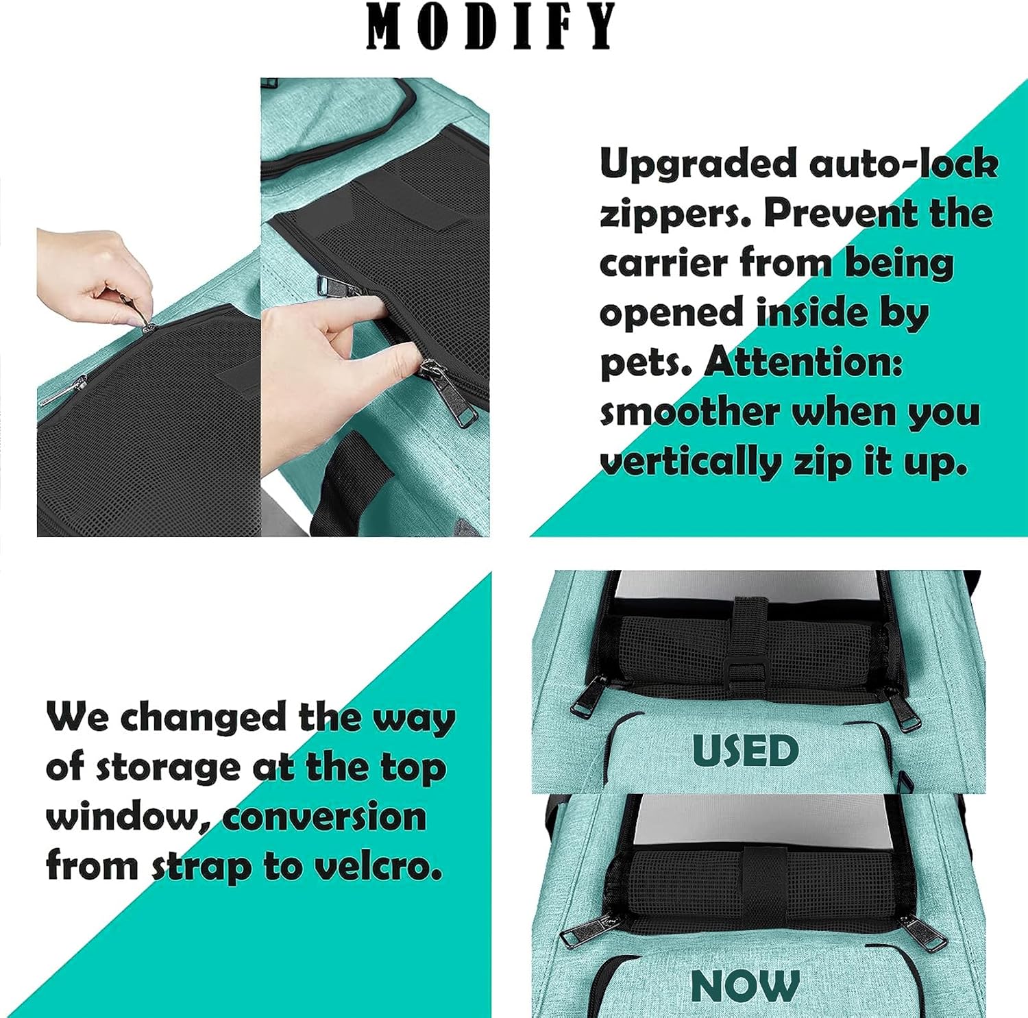 GAPZER Small Dog Carrier Yorkshire Puppy Softshell Chihuahua Transport Cage | Privacy Protection Big Kitten Car Travel Cloth Carry Bag up to 20 lbs, Small Animal Portable Mesh Kennel Cage for Vet Visits