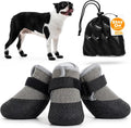 Super-Grippy, Comfortable Sole Dog Summer Shoes for Hot Pavement, S | Stay-On Dog Rain Booties with a Dewclaw-Friendly, Pet Boots for Hiking & Running, Puppy Waterproof Shoes for Small Dogs Paws