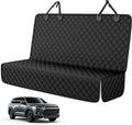 Dog Car Seat Cover for SUV, Waterproof Back Seat Cover for Toyota Tacoma/Jeep Grand Cherokee/Ford Explorer/Ranger/Chevrolet Colorado, Scratch-Proof Nonslip Durable Rear Seat Cover for Dogs