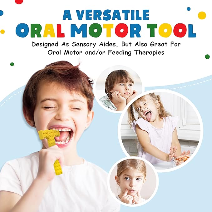 Chewy Sensory Toys for Kids with Autism Sensory Product for Adults Teens Toddlers, ADHD Tools for Kids, ADHD Toys for Autistic Children, Oral Motor Tool Tube, Mouth Toys, Chew Stick (2 Pack)