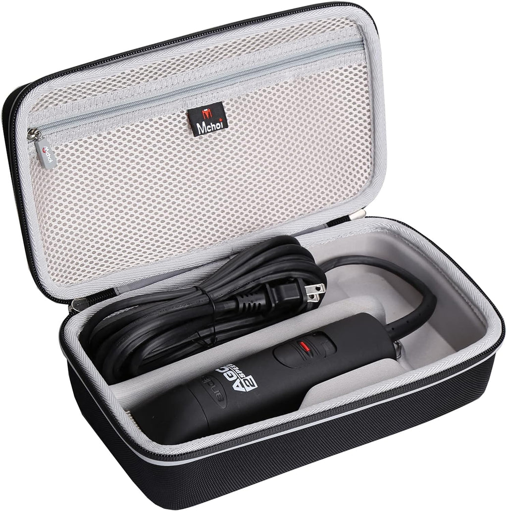 Mchoi Hard Portable Case Compatible with Andis UltraEdge Super 2-Speed Detachable Blade Professional Animal/Dog Grooming Clipper, Case Only