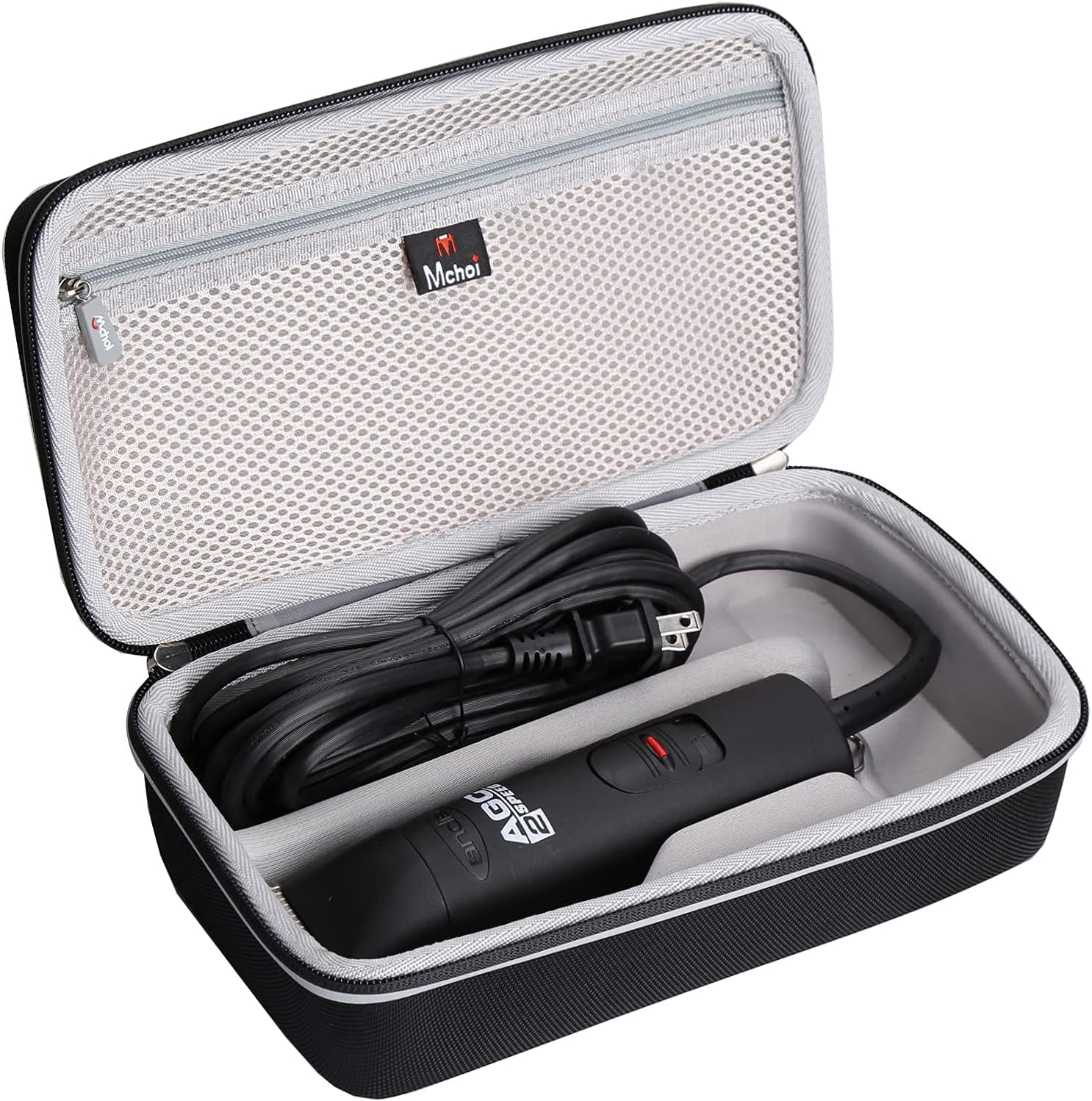 Mchoi Hard Portable Case Compatible with Andis UltraEdge Super 2-Speed Detachable Blade Professional Animal/Dog Grooming Clipper, Case Only