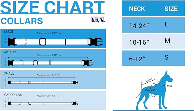 Pets First NFL New York Giants Licensed PET COLLAR, Small - Heavy-Duty, Strong, and Durable Dog Collar. Available in 31 Football Teams and 4 Sizes