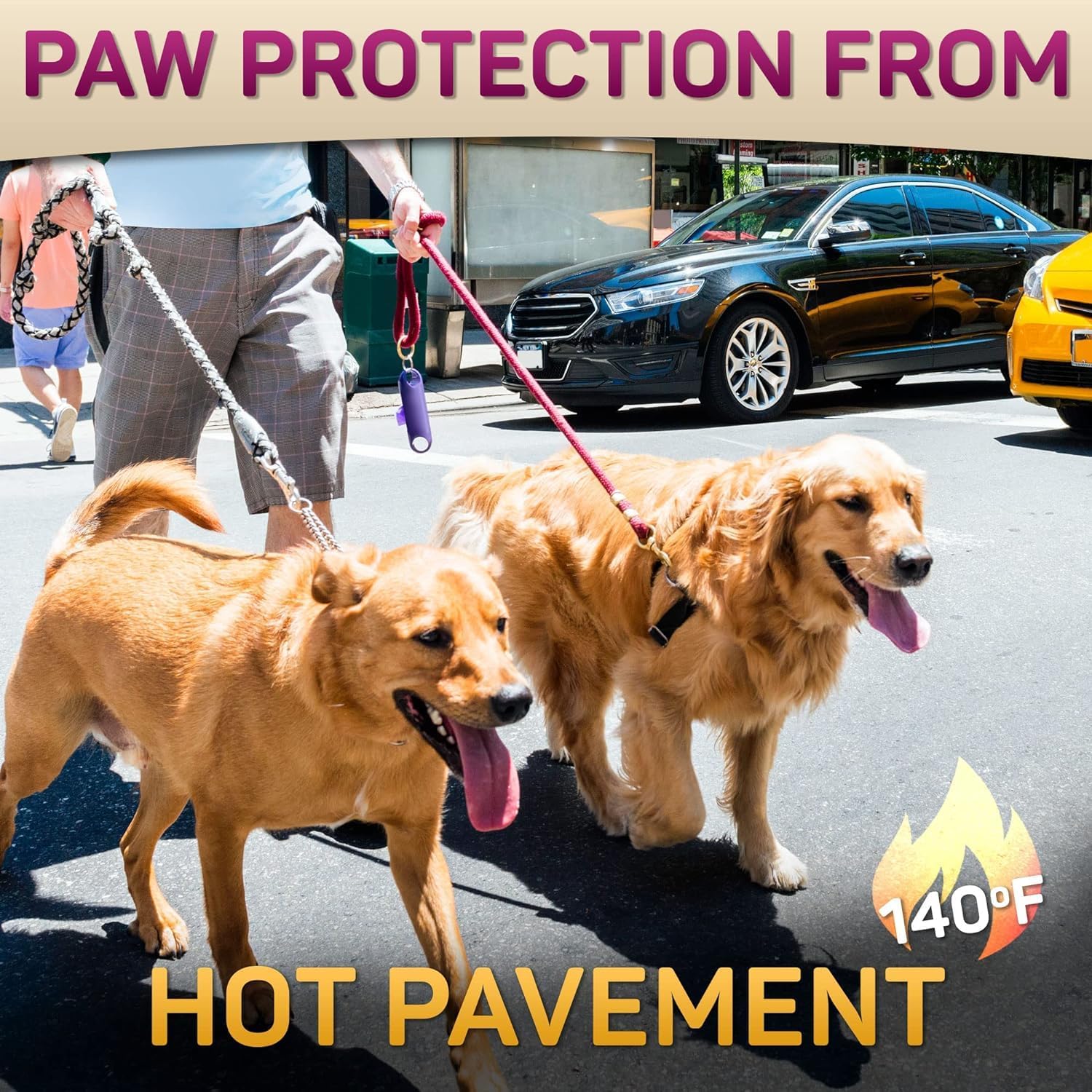 Natural Dog Paw Balm, Paw Protection for Hot Pavement, Dog Paw Wax for Dry Paws & Nose, Canine Paw Moisturizer for Cracked Paws, Cream Butter for Cat, Paw Pad Lotion
