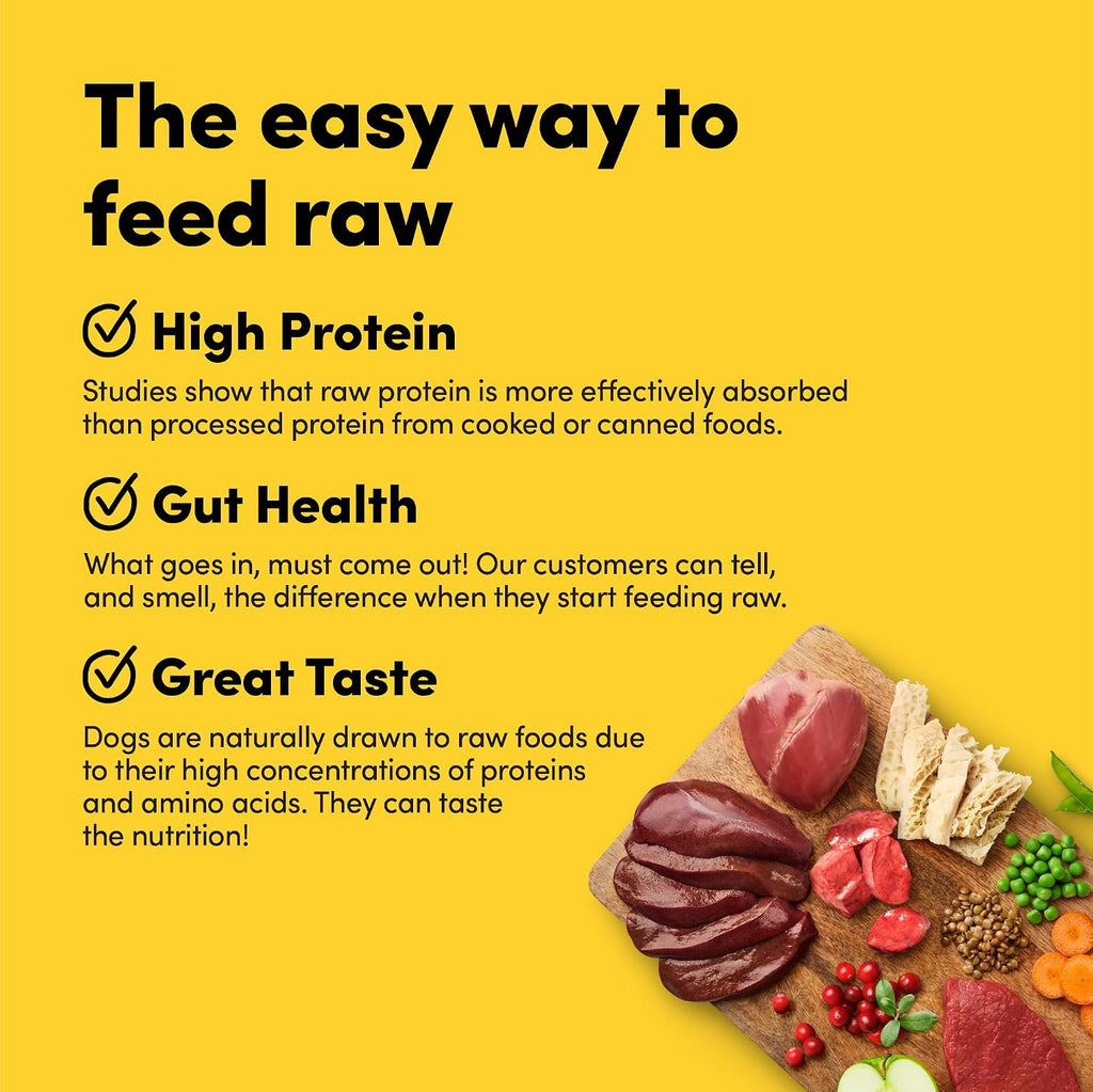RawMix 25 Beef Freeze-Dried Dog Food, 2 lb | 25% Raw + Kibble, High Protein, Grain-Free, Organ-Rich, Made in the USA