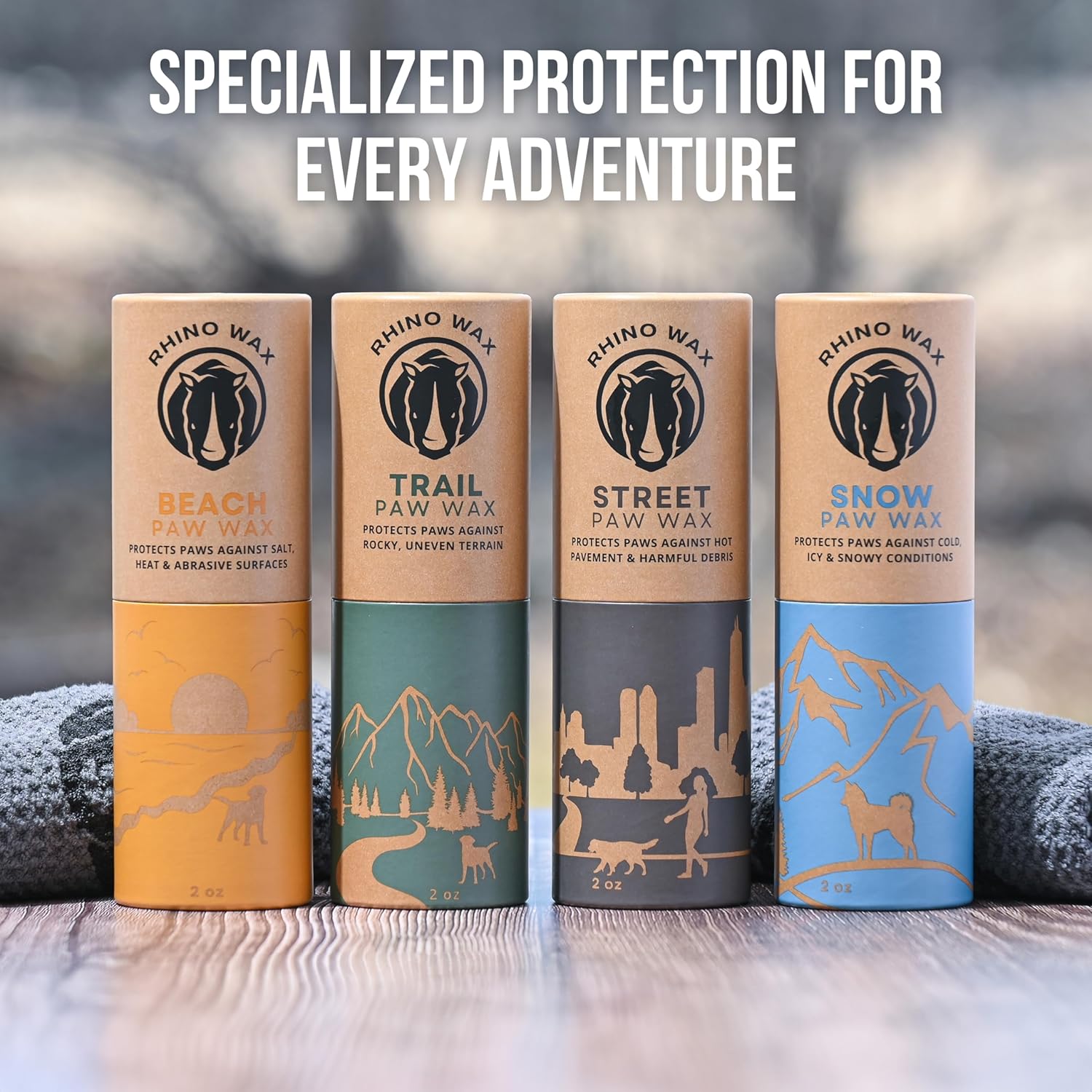 Dog Paw Protector for Hot Pavement, Asphalt, Streets & Sidewalks | Taking your dog on a summer walk? Protect dog paws from hot pavement with Street Wax designed for summertime hot surfaces.
