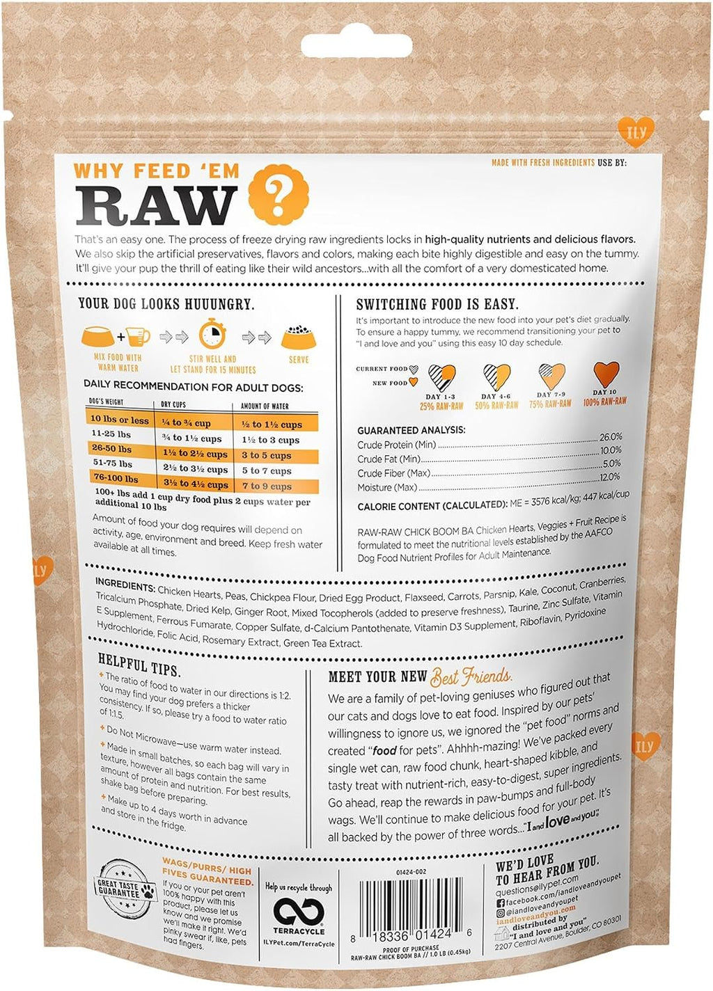 I AND LOVE AND YOU Freeze-Dried Pet Food 4