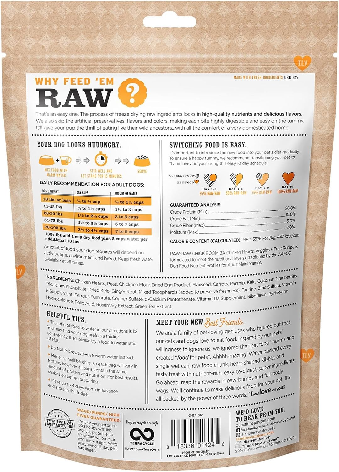 I AND LOVE AND YOU Freeze-Dried Pet Food 4