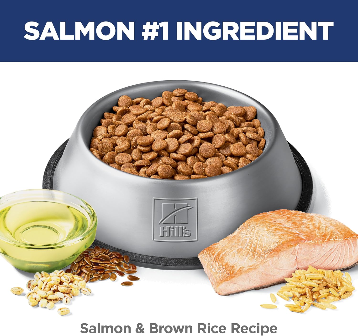 Hill's Science Diet Puppy Sensitive Stomach & Skin Dry Dog Food | #1 Veterinarian Recommended, Salmon & Brown Rice, 4 lb. Bag