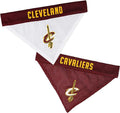 Pets First NBA Dog Bandana - Cleveland Cavaliers Reversible Pet Bandana. 2 Sided Home & Away Sports Bandana with a PREMIUM Embroidery TEAM Logo, Small/Medium