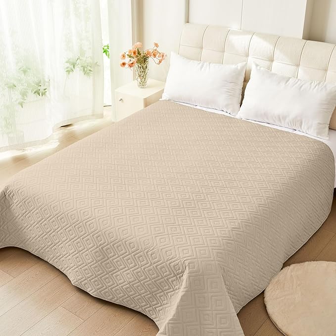 hyha Waterproof Dog Blanket, Soft Dog Bed Cover Pet Blankets, Waterproof Sofa Couch Cover for Dogs Washable, Reversible Pet Couch Covers for Sofa Furniture (82x120 Inch, Taupe/Beige)