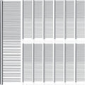 Lallisa 12 Pcs Stainless Steel Dog & Cat Comb, Metal Grooming Tool for Removing Knots, Long and Short Haired Pets Including Dogs, Cats & Others, 7.48 Inch