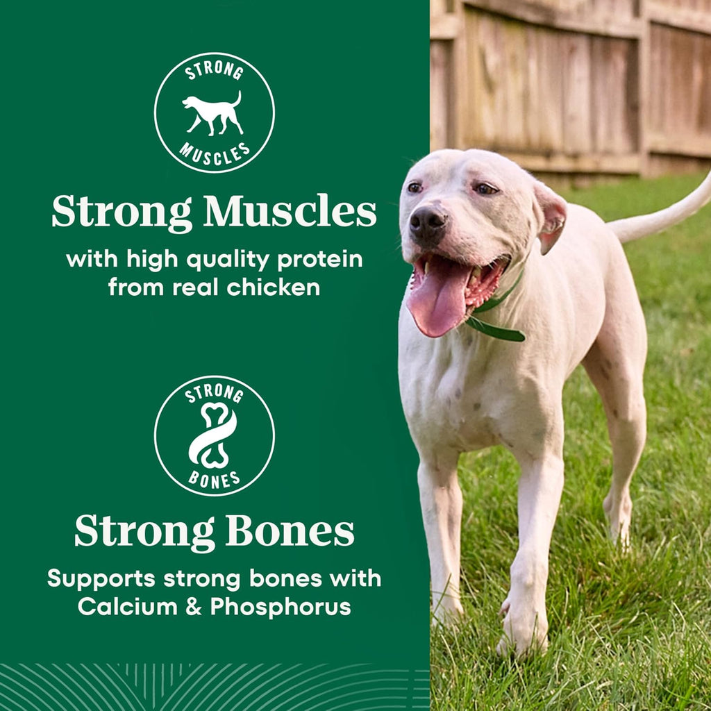 Nutro Natural Choice Senior Large Breed Dry Dog Food, Chicken, 30 lb | Chicken first ingredient, beet pulp prebiotic, omega-3 & omega-6, Vitamin E & Selenium antioxidants, supports bones, skin