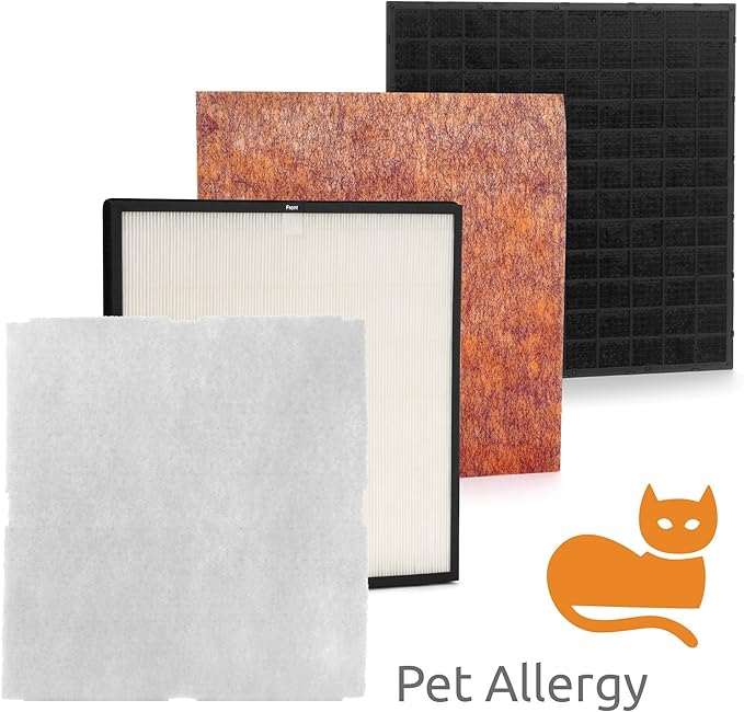 Rabbit Air, MinusA2 Air Purifiers for Home, Ultra Quiet HEPA Air Purifier - Wall Mountable Large Room Air Purifier - Stylish & Efficient - (SPA-780A, White, Pet Allergy)