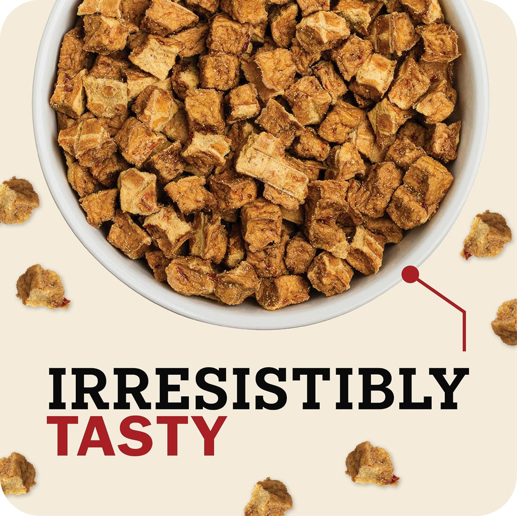 Redbarn Powerfood Air Dried Dog Food 2 lbs High Protein Beef and Lamb with Prebiotics Postbiotics for Digestive Health Wholesome Pet Food Complete Meal Made in USA