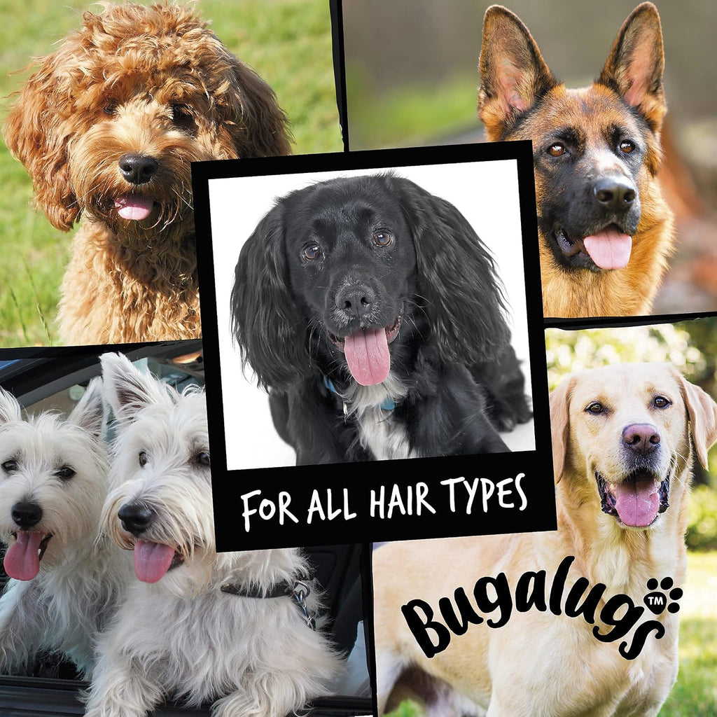 BUGALUGS Dog Conditioner with Baby Fresh Dog Perfume, Best Grooming Conditioner for Dogs, Puppy & Smelly pet That detangles & moisturises use with Dog Shampoo