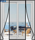 Magnetic Screen Door Upgraded PET Mesh Stronger Than Fiberglass and Polyester,Hands Free,Keeps Bugs Out,Pet & Kid Friendly,Suitable for Sliding Door,Large Patio Door and French Door-60''x80''
