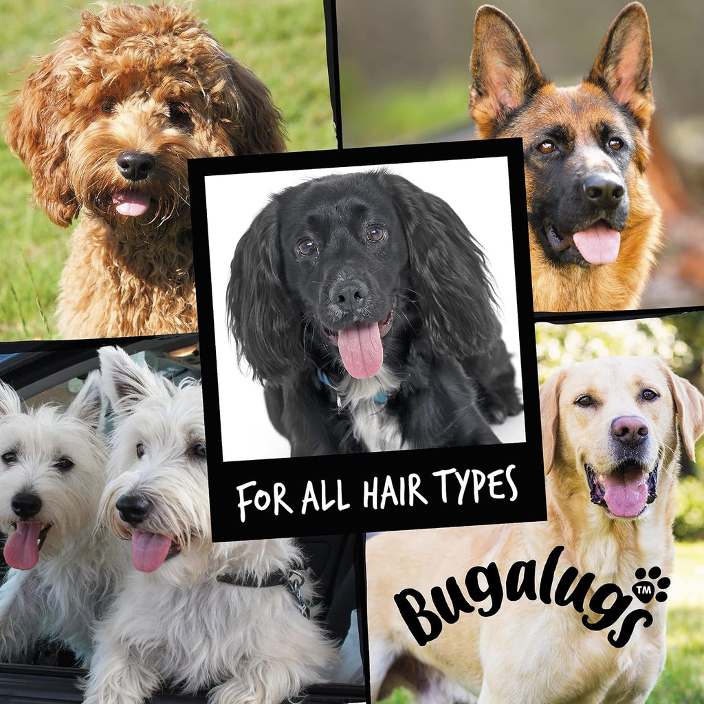 BUGALUGS Dog Shampoo with a Distinctive One in a Million Fragrance - Natural Dog Grooming Shampoo Products for Smelly Dogs with Fragrance, Puppy Professional Groom Shampoo & Conditioner (33.8 FL Oz)