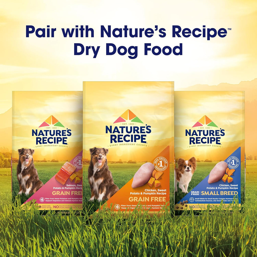 Nature's Recipe Wet Dog Food Variety Pack, 2.75 oz Cup, 12 Count (2 Pack)