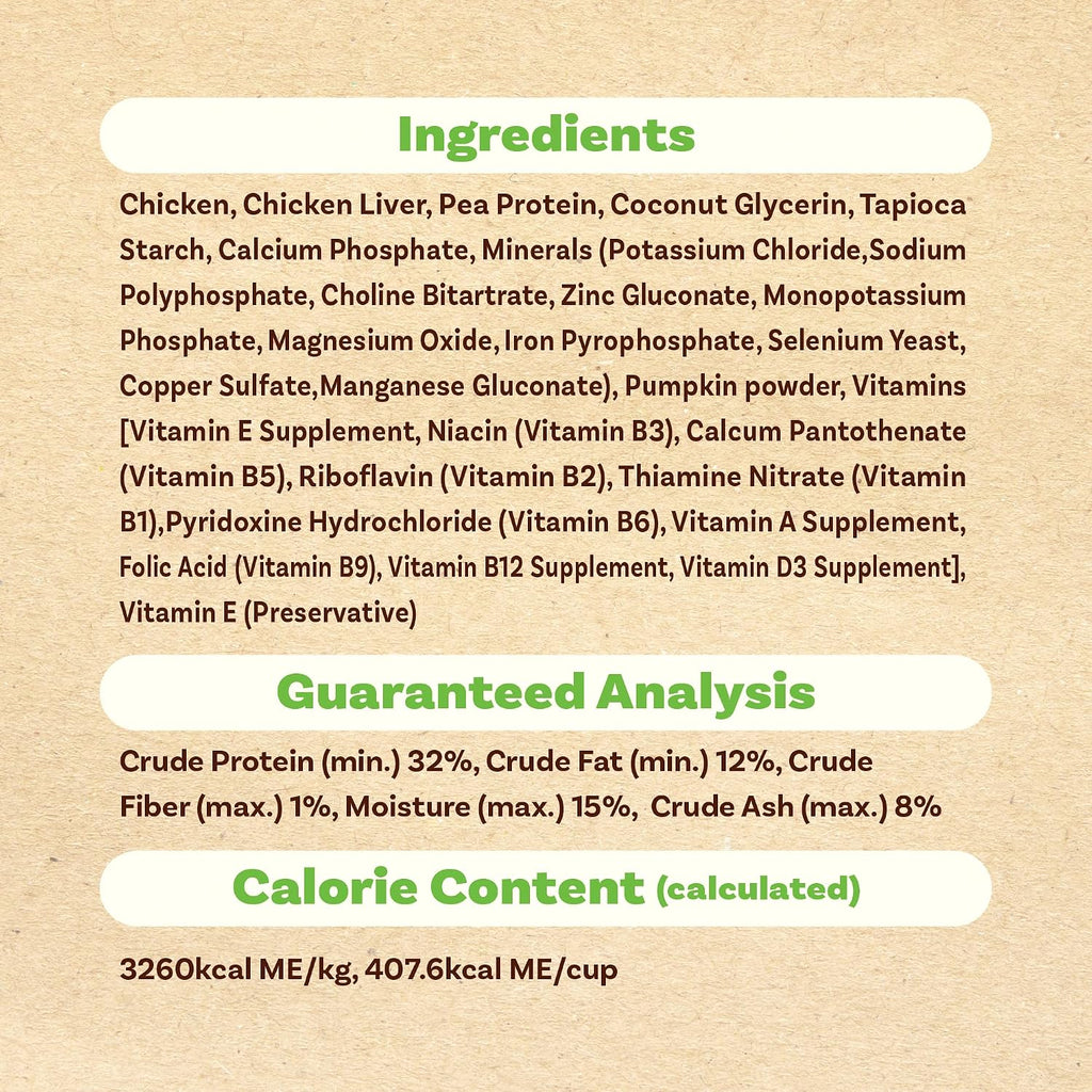 AFreschi Chicken Air-Dried Dog Food, Grain-Free, 1 lb | High-Protein, All Breed Sizes, Great for Picky Eaters