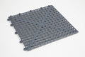 Dri-Dek® Dog & Cat Kennel Cage Liner, Veterinarian or Groomer Flooring - 1'x1' Interlocking Tiles - 12-Pack (Gray)