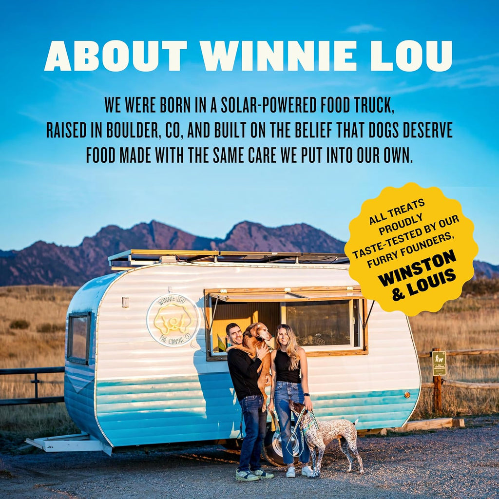 Winnie Lou The Canine Co. Air-Dried Dog Food (Bison & Lamb) | Synthetic Free, All Life Stages, Complete & Balanced
