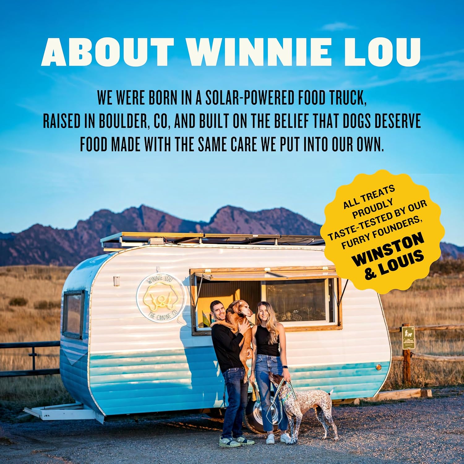 Winnie Lou The Canine Co. Air-Dried Dog Food (Bison & Lamb) | Synthetic Free, All Life Stages, Complete & Balanced