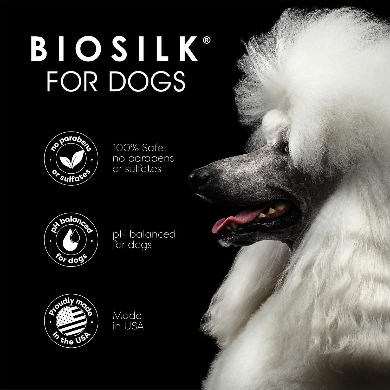 BioSilk for Dogs Silk Therapy Conditioner with Natural Coconut Oil | Coconut Oil Dog Conditioner from BioSilk for Dogs | Pet Conditioner for Dogs, 12 Ounces,Beige | Leaves coat soft and manageable, suitable for regular bathing, reduces tangles