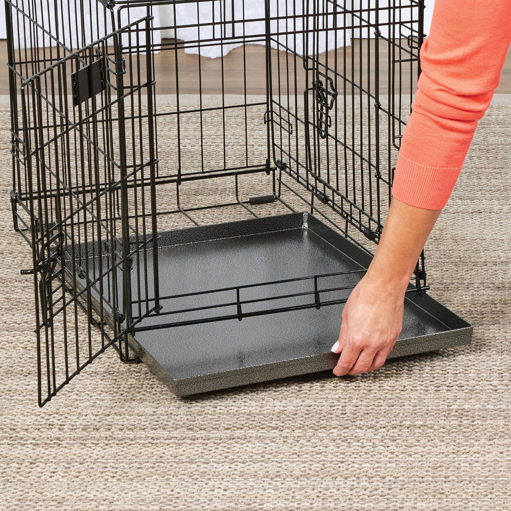 MidWest Homes for Pets Metal Dog Crate Replacement Pan; 48 inch