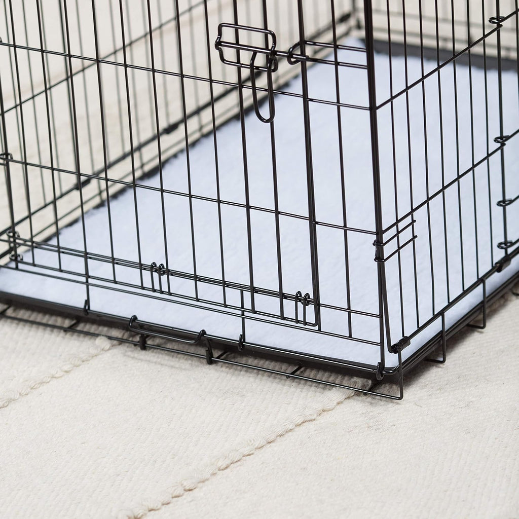 Precision Pet Products Two Door Provalue Wire Dog Crate, 42 Inch, For Pets 70-90 lbs, With 5-Point Locking System