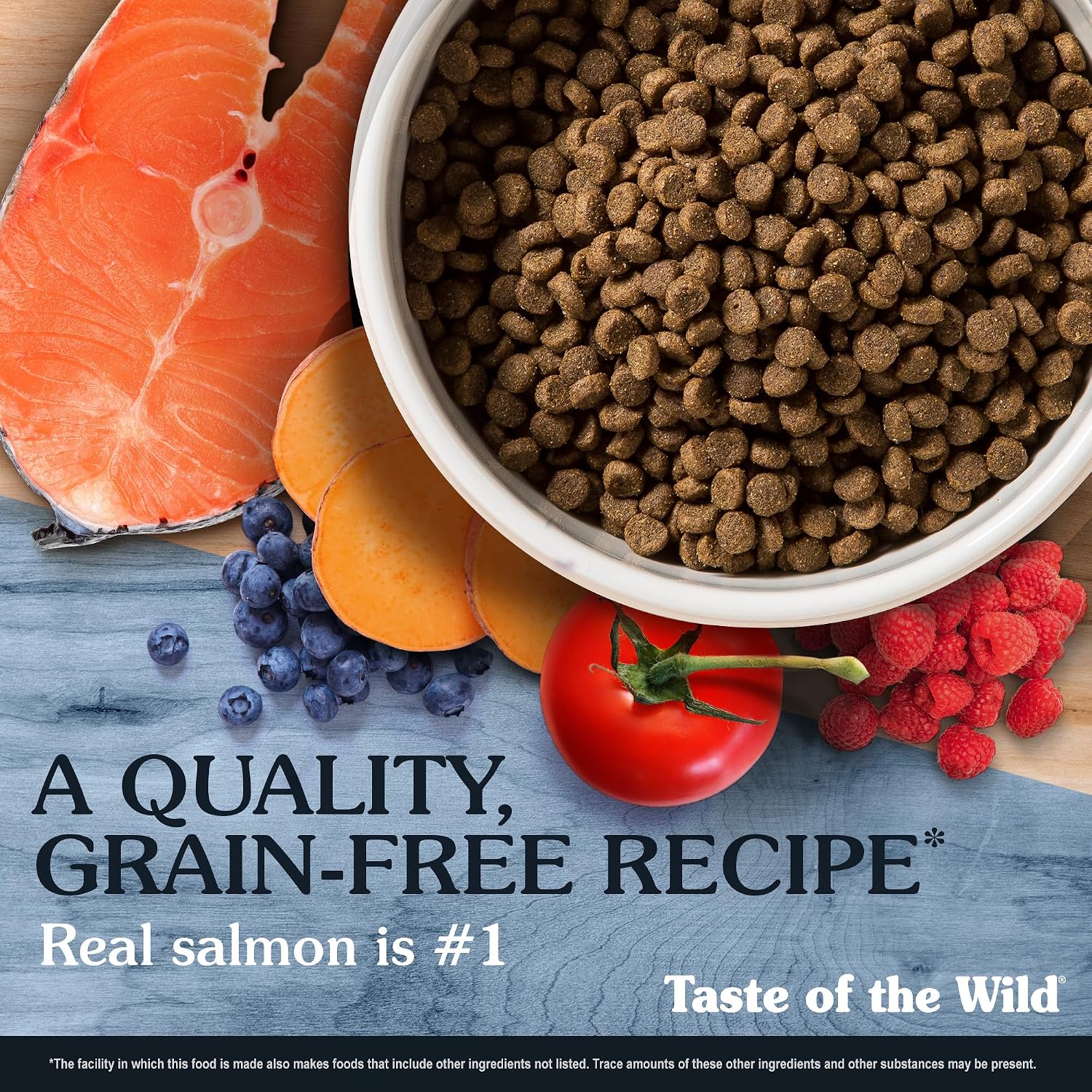 Taste of the Wild Pacific Stream Puppy Dry Dog Food, Salmon, 28lb | Puppy, Adult & Senior Dogs | Grain Free Recipe* | Nutrient Dense to Help Support Peak Health | Guaranteed DHA & Probiotics
