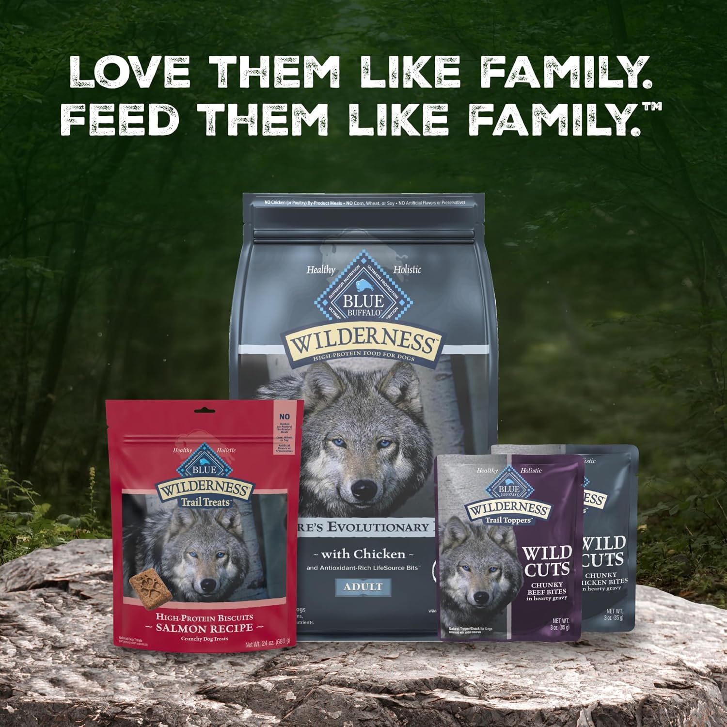 Blue Buffalo Wilderness Trail Toppers Variety Pack Wet Dog Food 3 oz, 12 ct | High Protein, Chicken Bites & Beef Bites (6 of Each), Grain-Free Recipes, Helps Support Daily Hydration